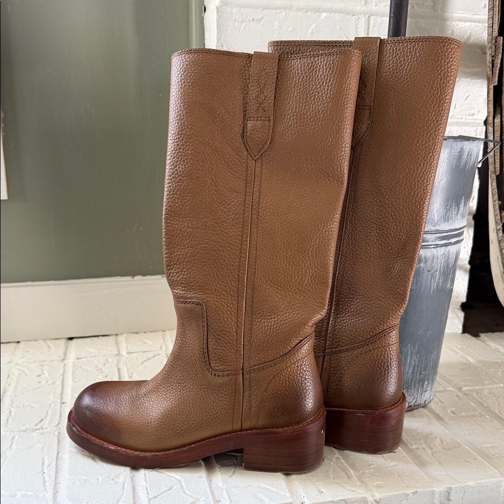 Free People Brown Leather Women's Boots
